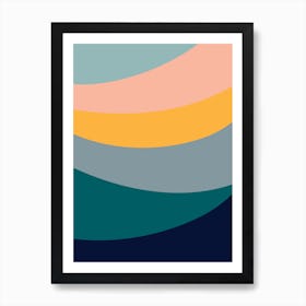 Waves Arc Art Print