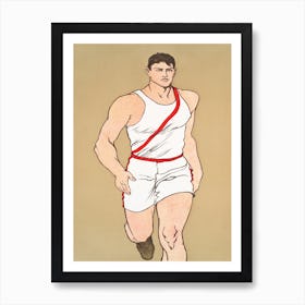 Runner (1908), Edward Penfield Art Print