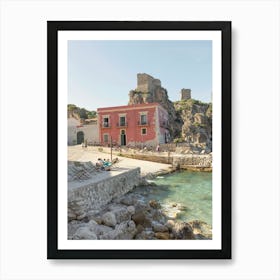 Tonnara Di Scopello - Sicilian Bucketlist - Summer Getaway - Holiday in Italy Wanderlust Travel Photography Art Print