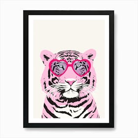 Funky Tiger 1 Art Print