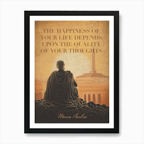 Marcus Aurelius Stoic Art Print