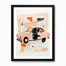 Car Style Abstract Art Print