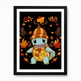 Fall Squirtle Art Print