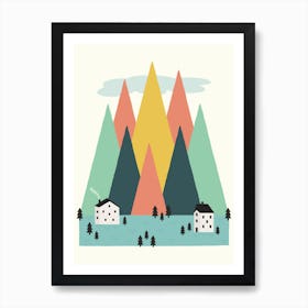 The High Mountains Art Print
