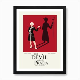 Devil Wears Prada Film Poster Art Print