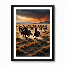 Wild Horses Art Print