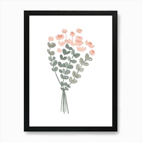 Eucalyptus Bouquet Art Print