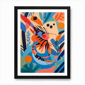 An abstract fish Art Print