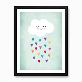 Sleepy Cloud Nursery Art Print