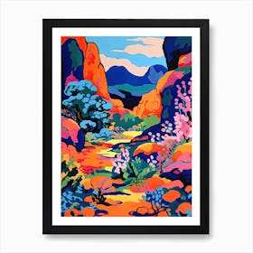 Garden Of The Gods Usa Painting 1 Art Print