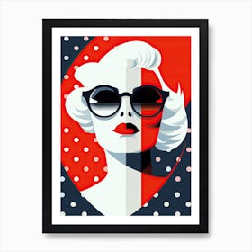 Vibrant USA Pop Art Icons Art Print