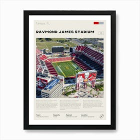 Tampa Bay Buccaneers - Raymond James Stadium Art Print