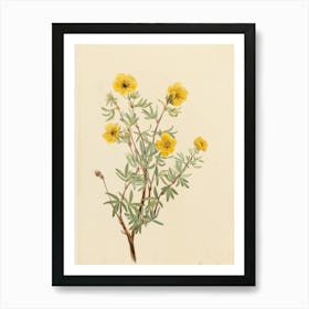 Yellow Flowers Art Print