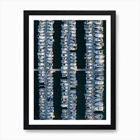 Boats from Above Art Print