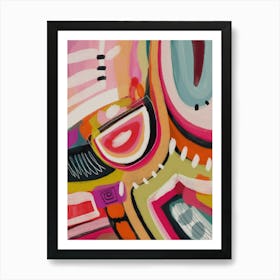 Abstract Multicolor 3 Art Print