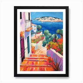 Ibiza Spain 4 Fauvist Painting Poster