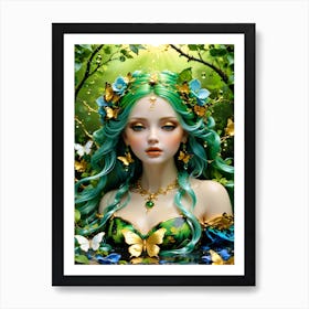 Majestic Queen Fairy Art Print