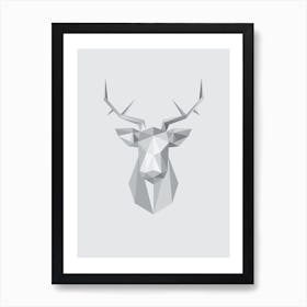 Stag by emerybloom Art Print