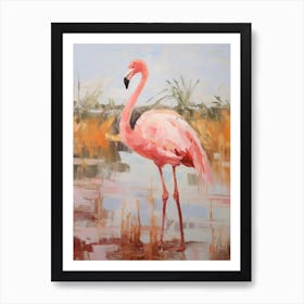 Bird Painting Flamingo 1 Art Print