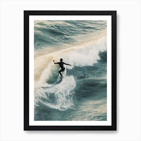 California Surf Scene Art Print
