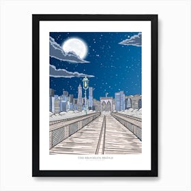 Brooklyn Bridge Art Print