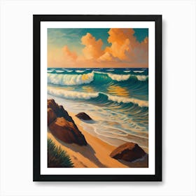 Sunset Beach Art Print