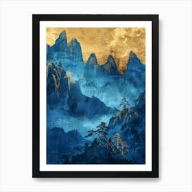 Chinese Mountains 63 Art Print