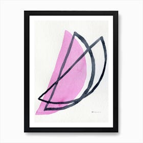 Pink Bowl Art Print