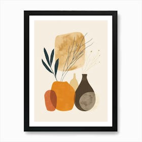 Cute Objects Abstract Collection 9 Art Print