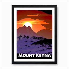 Mount Kenya, Mountain, Africa, Nature, Climbing, Wall Print Art Print