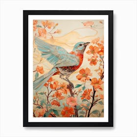 Sparrow 2 Detailed Bird Painting Art Print