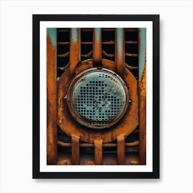 Rusty Grille Art Print