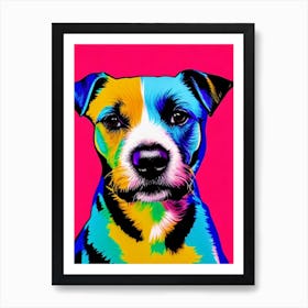 Parson Russell Terrier Andy Warhol Style Dog Art Print
