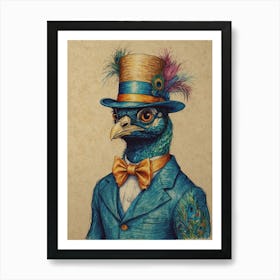 Peacock 27 Art Print