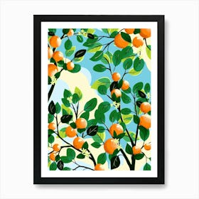 Orange Tree Art Print