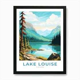 Canada Lake Louise Travel Art Print