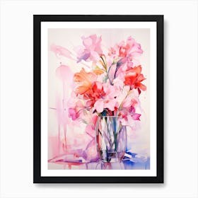 Flowers In A Vase 27 Art Print