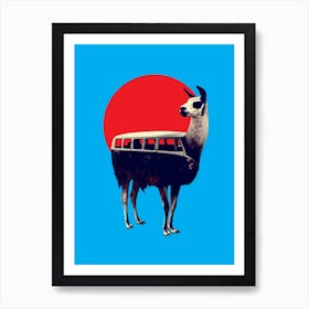 Llama Art Print