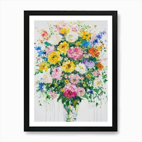 Flowers In A Vase 71 Art Print