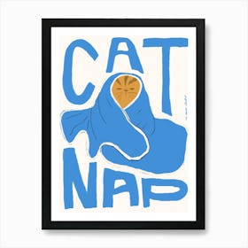 Cat Nap Print Art Print