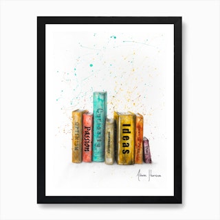 Books Of Thought  Art Print