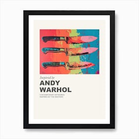 Museum Poster Inspired By Andy Warhol 15 Art Print