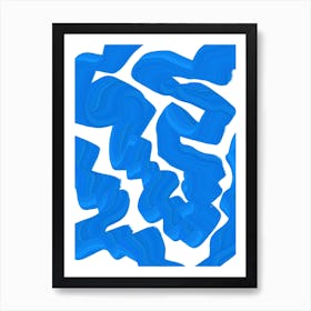 Blue Painting Art Print