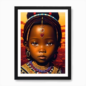 African Girl 1 Art Print