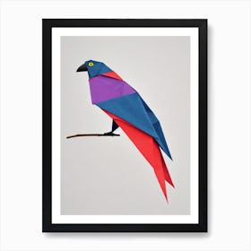 Vulture Origami Bird Art Print