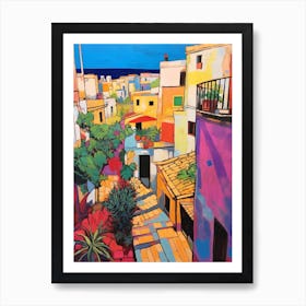 Syracuse Italy 4 Fauvist Painting Art Print