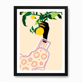 Citrus Touch Art Print