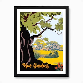 Big Tree On Kew Gardens, London Art Print