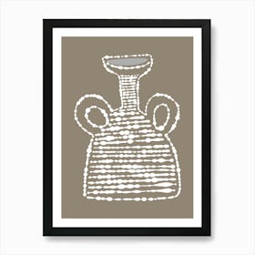 Earthen Jug Modern Art Print