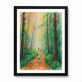 Walk In The Woods 1 Art Print